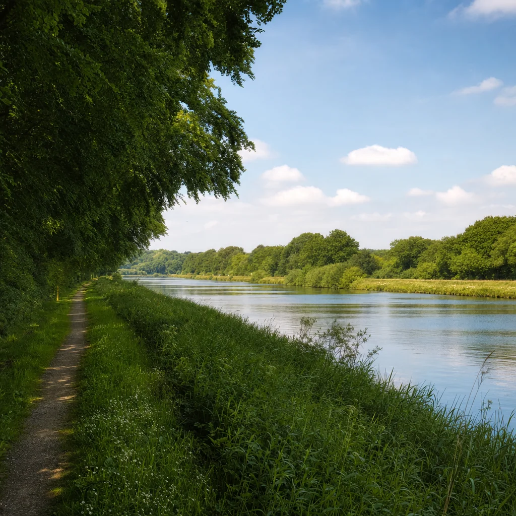 Radweg am Nord-Ostsee-Kanal
